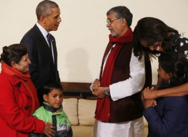 Chairperson, Global March & Nobel Peace Laureate 2014,Kailash Satyarthi Meets U.S. President Barack Obama