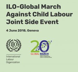 ILO-Global March Against Child Labour  Joint Side Event