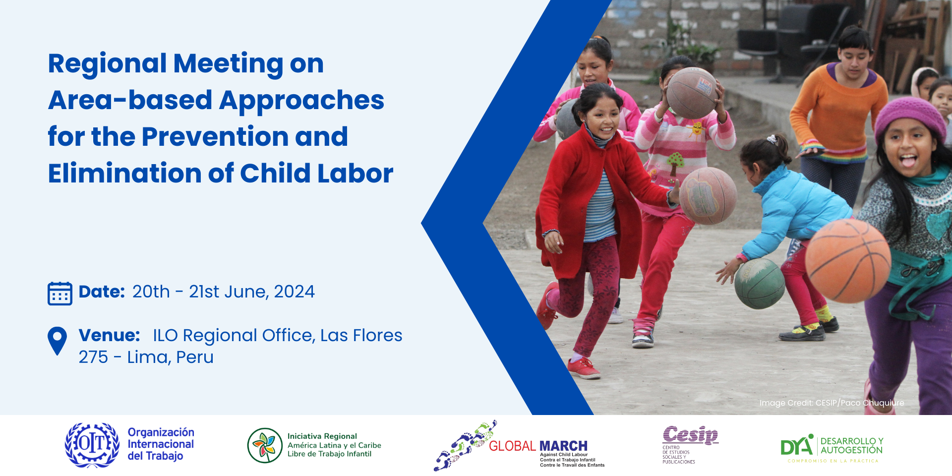 Regional Meeting on Area-Based Approaches (ABA) for the prevention and elimination of child labour in Lima, Peru.